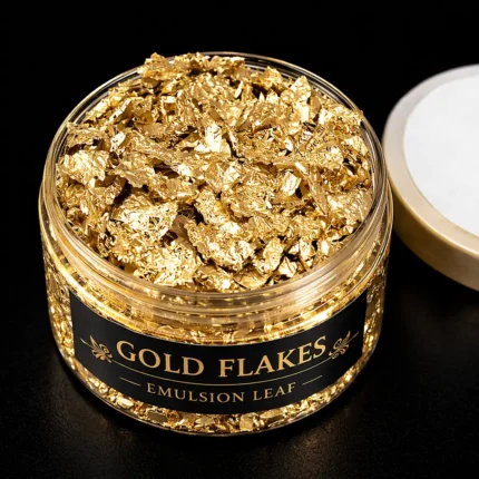Gold Flakes for Resin Art | Metallic Gold Foil Flakes for Epoxy Resin, Crafts & DIY Projects | Resin Art Supplies India