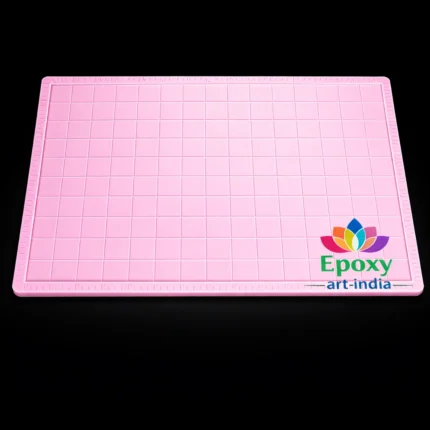 Silicone Mat with Border for Resin Art | Non-Stick Resin Work Mat for DIY Epoxy Projects