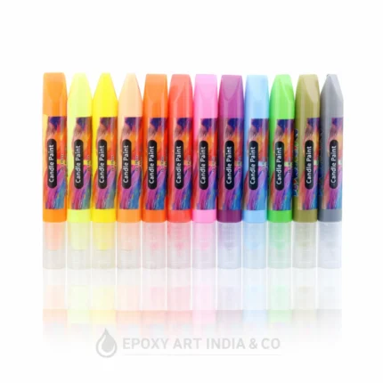 12 in 1 Candle Paint Set | Multi-Color Paint Kit for Candle Decorating & DIY Crafts