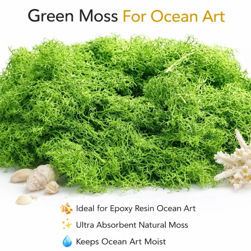 Green Moss for Ocean Art