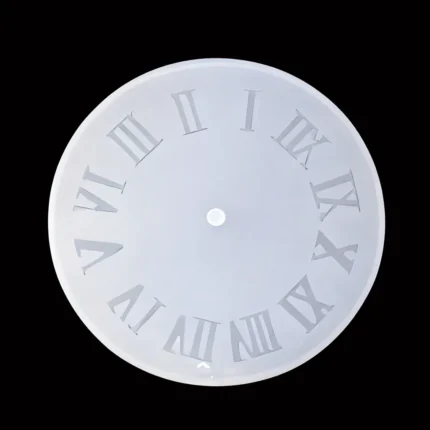 12-Inch Roman Numeral Clock Silicone Mold for Resin Art