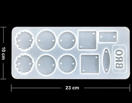 Bro Rakhi Silicone Mold for Resin Art | Epoxy Resin Rakhi Making Mold
