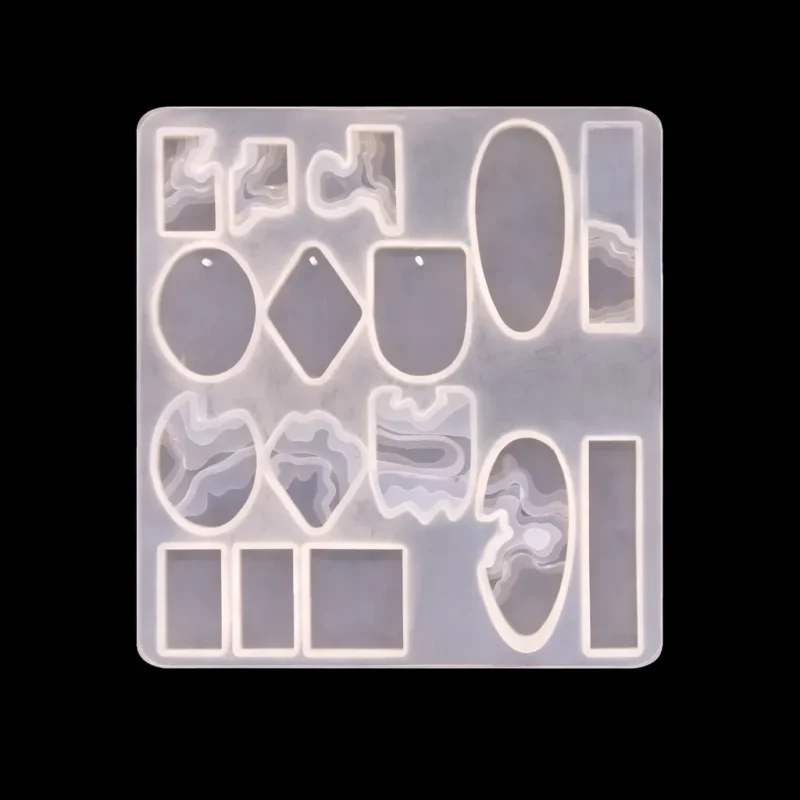 16-Cavity Jewellery Silicone Mold for Resin Art