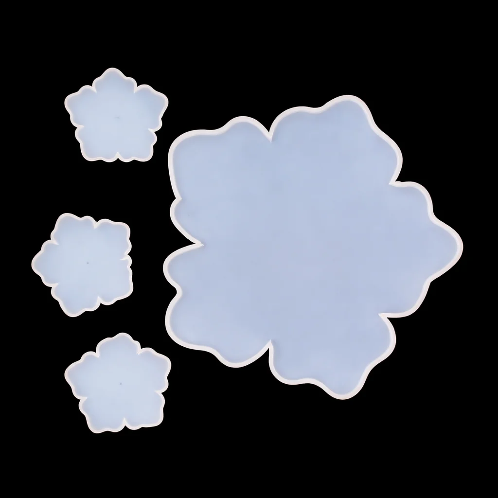 14 Inch Flower Resin Art Mold with 4 Inch Flower Coaster Mold – Silicone Mould Combo 14 Inch Flower Resin Art Mold with 4 Inch Flower Coaster Mold – Silicone Mould Combo
