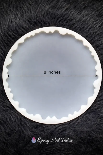8-Inch Large Agate Coaster Mold for Resin Art