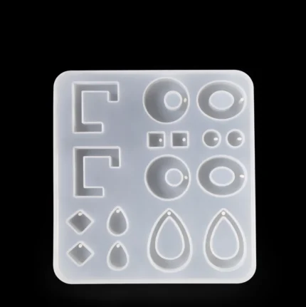 16-Cavity Jewellery Silicone Mold for Resin Art