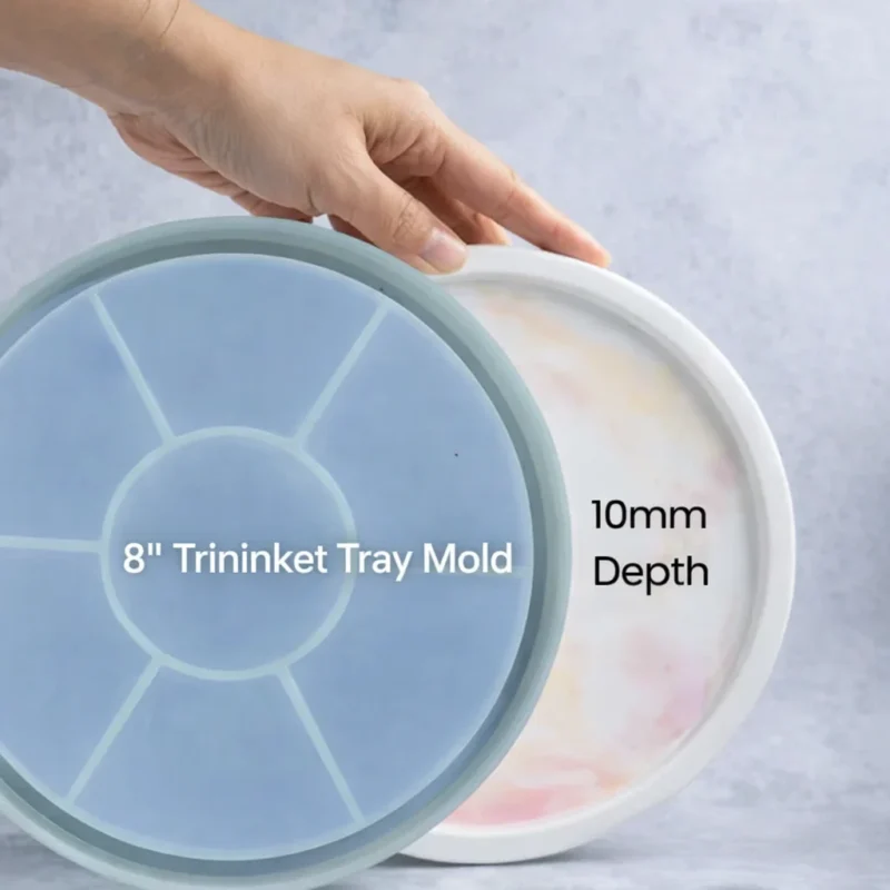 8-Inch Plate Silicone Mold for Resin Art