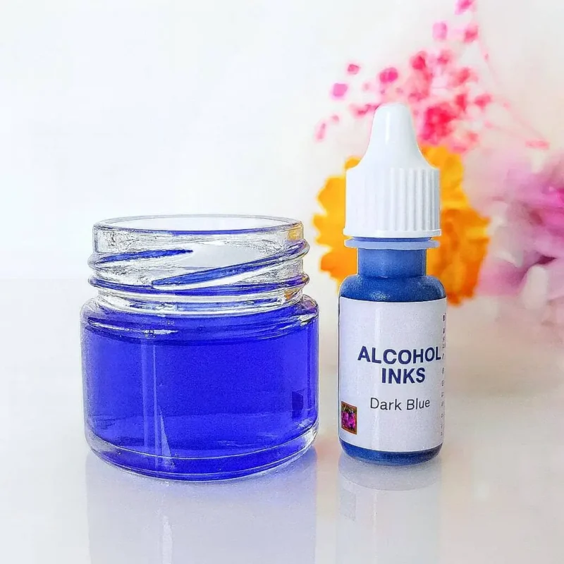 Dark Blue Alcohol Ink for Resin Art