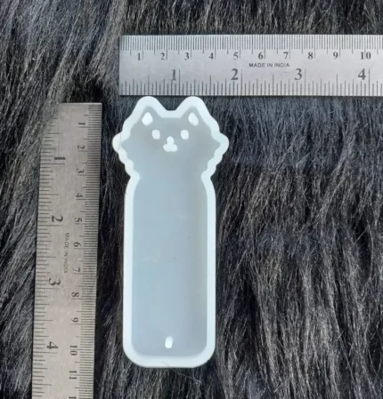 4-Inch Cat Bookmark Silicone Mold for Resin Art