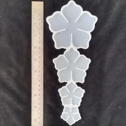 3D Vertical Flower Mold | Silicone Resin Flower Mold for Epoxy For Resin Art