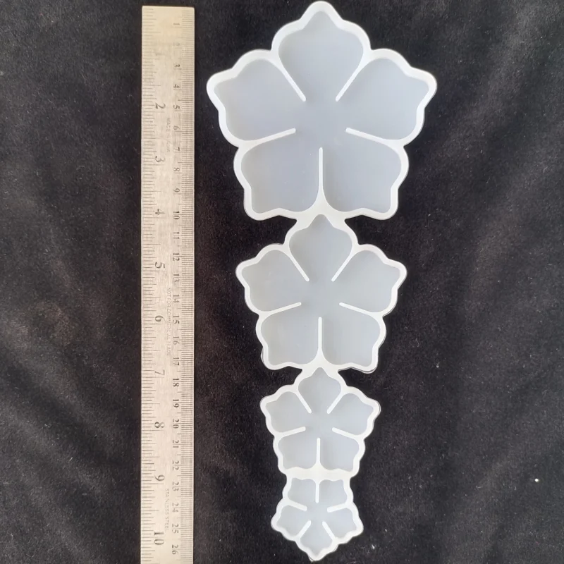 3D Vertical Flower Mold | Silicone Resin Flower Mold for Epoxy For Resin Art