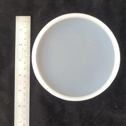 Holographic Round Coaster Mould | Silicone Resin Coaster Mold