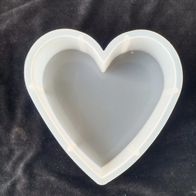 8" Heart Deep Casting Mold | Silicone Resin Mold for Epoxy, Jesmonite & DIY Crafts |