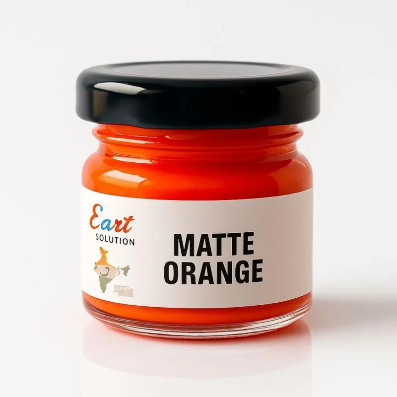 Matte Orange Gel Pigment – Smooth Finish Color Paste for Resin Art