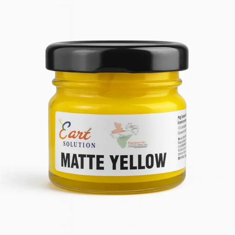 Matte Yellow Gel Pigment – Smooth Color Paste for Resin Art