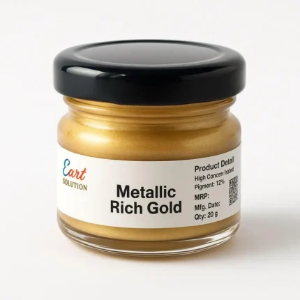 Metallic Rich Gold Gel Pigment – Luxury Shimmer Color Paste for Resin Art