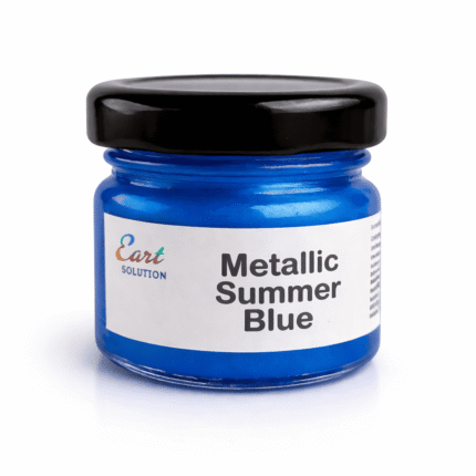 Metallic Summer Blue Gel Pigment – Premium Shimmer Color Paste for Resin Art