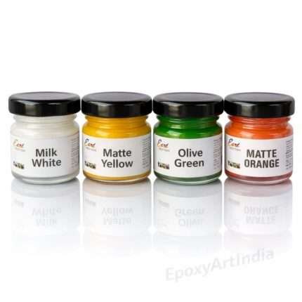 Premium Gel Pigment Set (4 Shades) – Resin Art Collection (C)