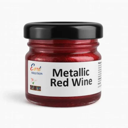 Red Wine Metallic Gel Pigment – Premium Shimmer Color Paste for Resin Art