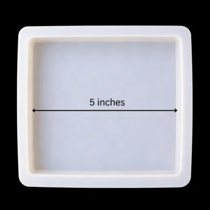 Silicone Big Square Coaster Mold for Resin Art