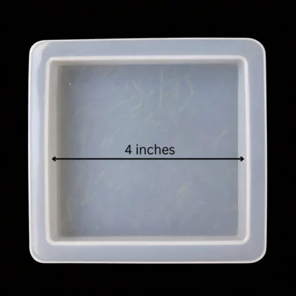 Silicone Square Coaster Mold for Resin Art