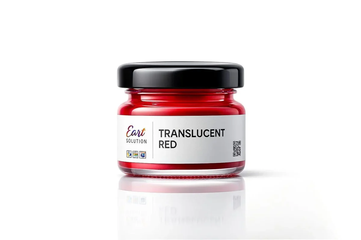 Translucent Red Gel Pigment – Transparent Color Paste for Resin Art