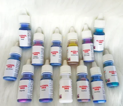 Alcohol Ink Set of 13 Bottles for Resin Art