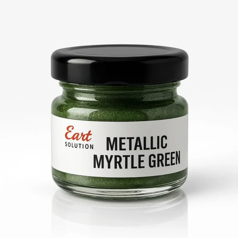 Metallic Myrtle Green Gel Pigment For Resin Art