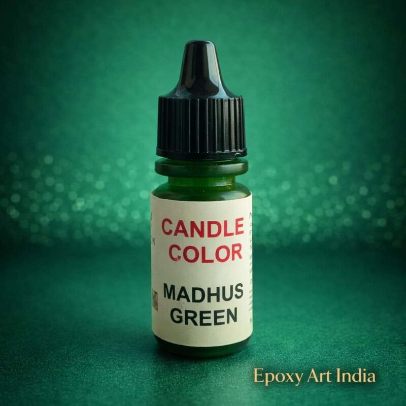 Madhus Green Candle Color Dye for Candle Making – Wax Color for Soy, Paraffin & Gel Wax