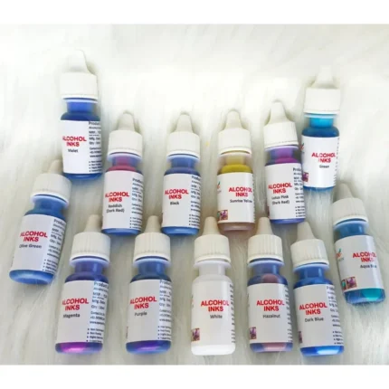 Alcohol Ink Set of 13 Bottles for Resin Art