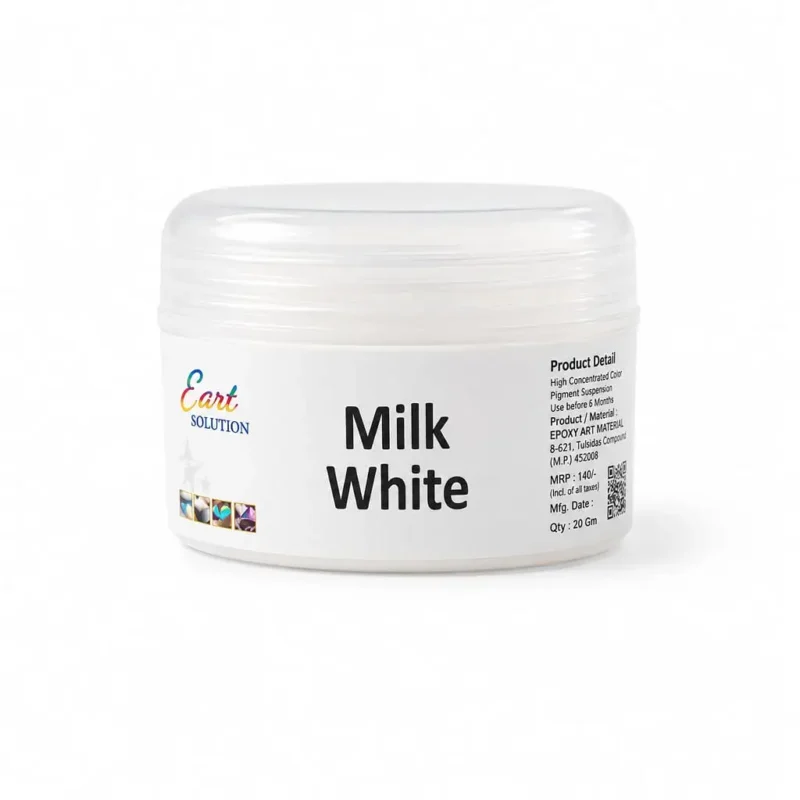 Milk White Gel Pigment – High Concentration Color Paste for Resin Art
