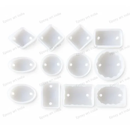 12-Cavity Rakhi Silicone Mold for Resin Art