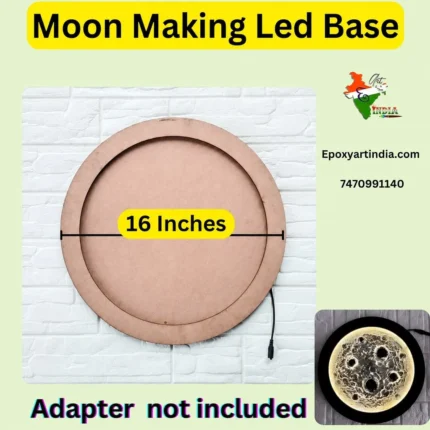 Moon LED Base (16 Inches) for Texture Art with LED Light