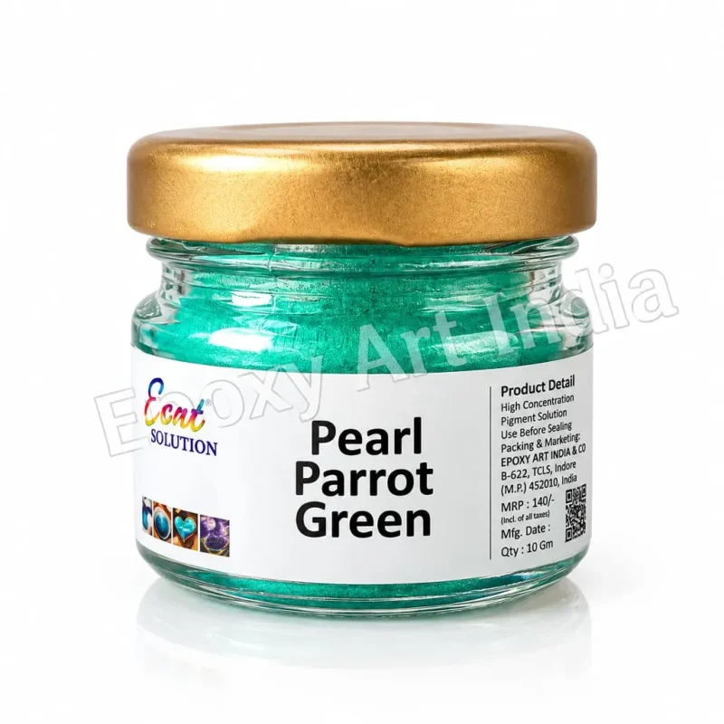 Pearl Parrot Green Pigment for Resin Art