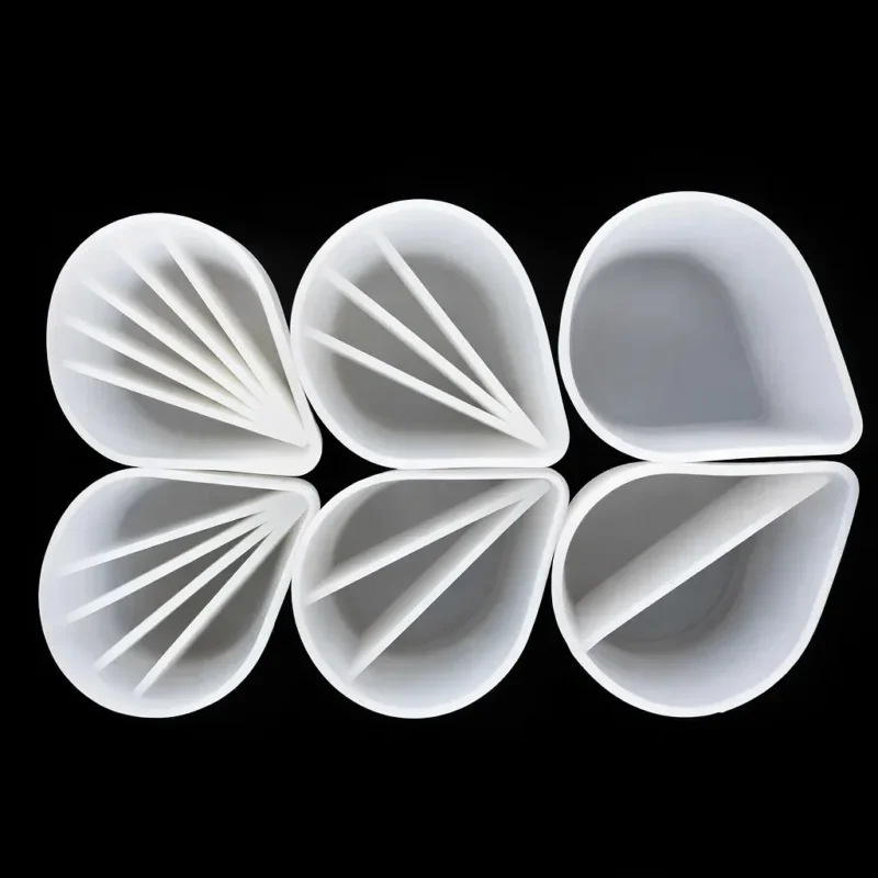 Set of 6 Multi-Colour Ribbon Pouring Cups for Resin Art