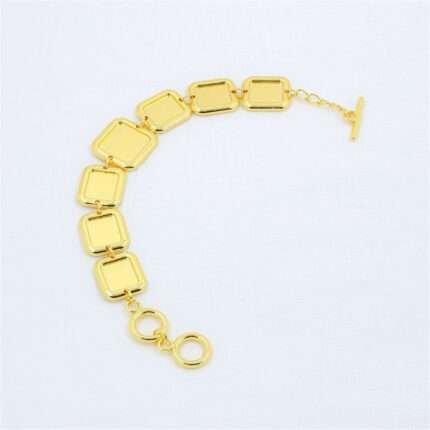 Square Bracelet Base for Resin Art | Metal Bracelet Frame for DIY Jewelry Making