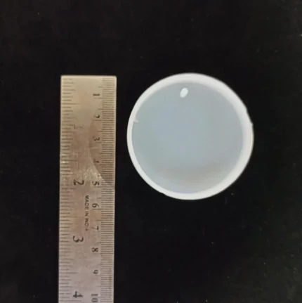 2" Plain Round Keychain Silicone Mould for Resin Art
