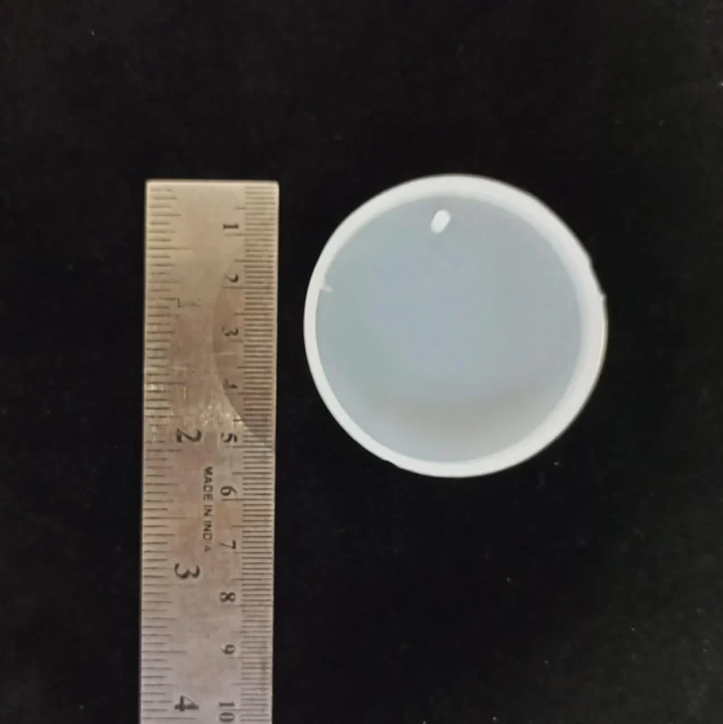 2" Plain Round Keychain Silicone Mould for Resin Art