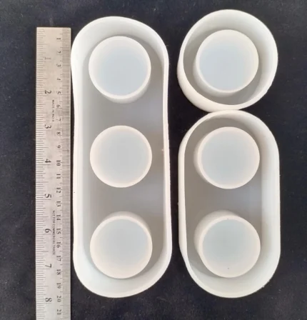 Capsule Tealight 3-Set Molds For Resin Art