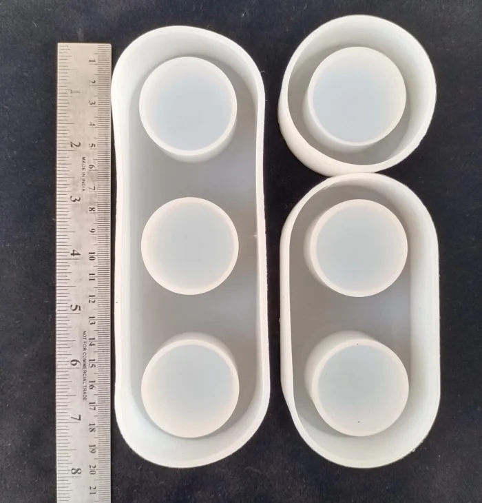 Capsule Tealight 3-Set Molds For Resin Art – Epoxyart