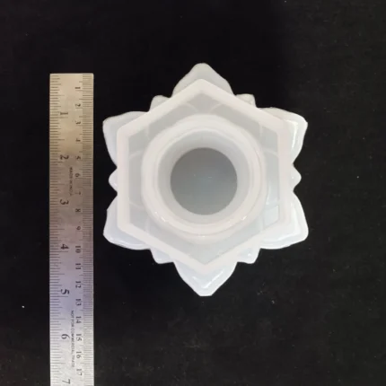 Lotus Shape Tealight Candle Holder Silicone Mould For Resin Art – Design No: 2