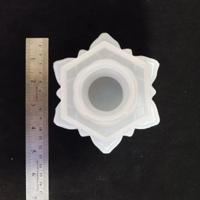 Lotus Shape Tealight Candle Holder Silicone Mould For Resin Art – Design No: 2