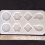 8 Cavity Shubh Labh Mold for Resin Art | Silicone Mould for DIY Crafts, Diwali Decor & Home Decoration