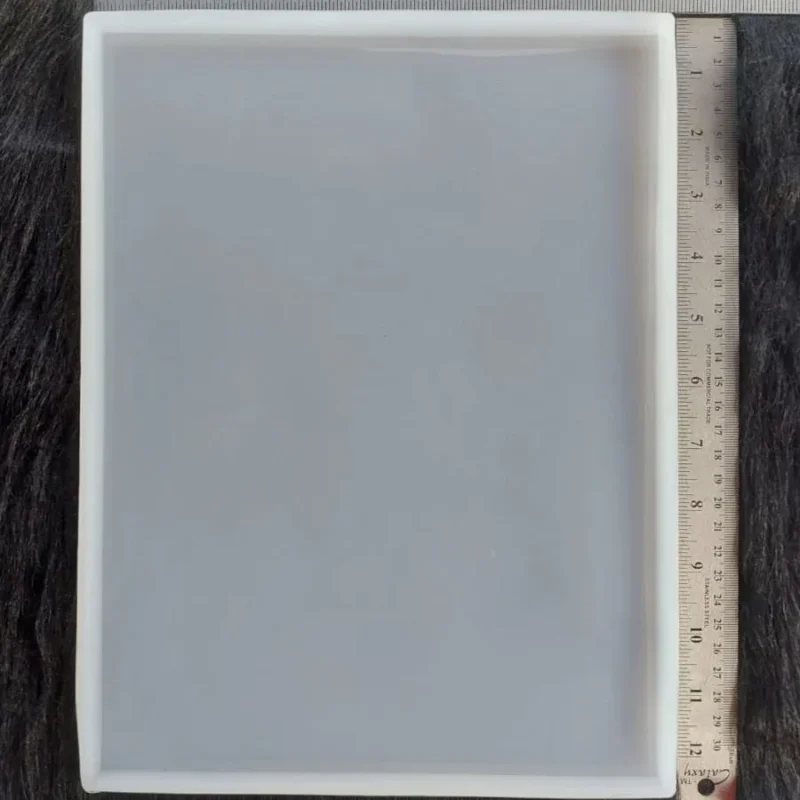 9×12 Plain Rectangle Resin Tray Mold – DIY Epoxy Resin Silicone Mold