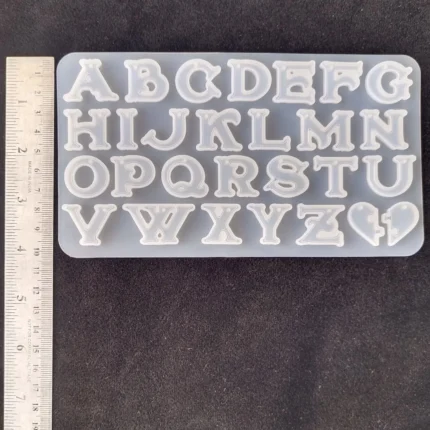 Royal Victoria Letter Silicone Mould for Resin Art & DIY Crafts