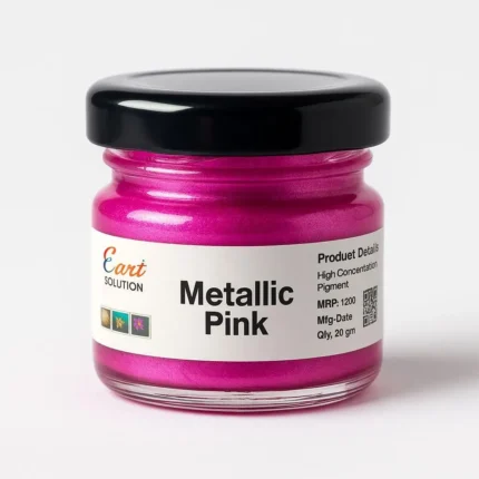 Metallic Pink Gel Pigment – Premium Shimmer Color Paste for Resin Art