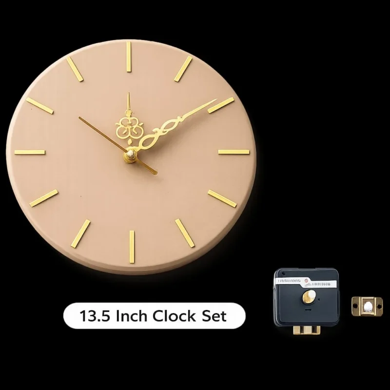 13.5 Inch Clock Set with Acrylic Sticks, Clock Machine & Needles – DIY Resin Wall Clock Kit