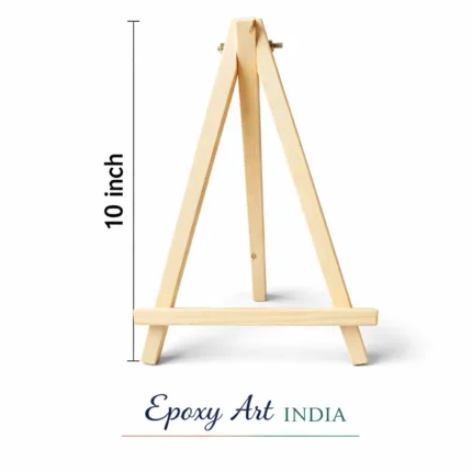 10 Inches Wooden Easel Stand for Resin Art & Display