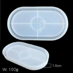 Oval Tray Silicone Mold for Resin Art