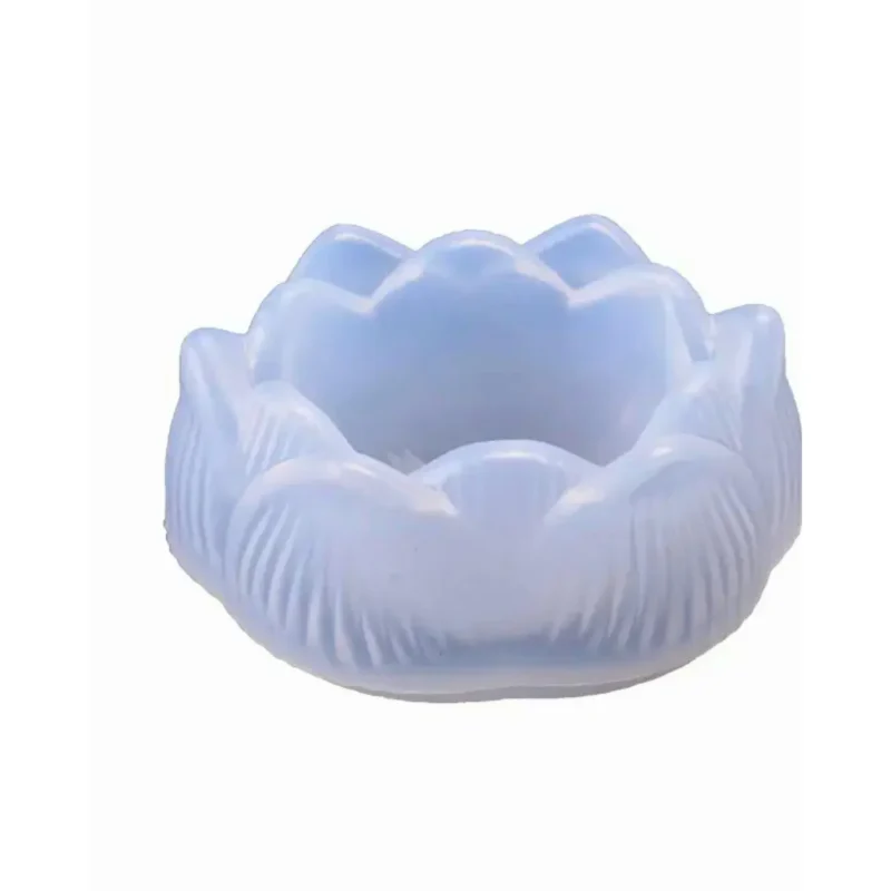 Lotus Shape Tealight Candle Holder Mold for Resin Art